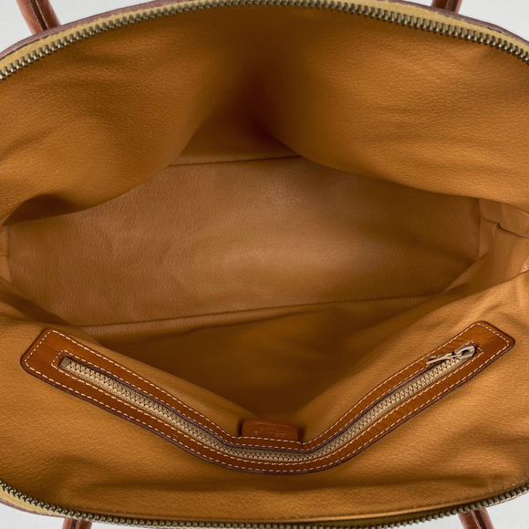 Celine Macadam pattern handbag coted canvas brown - Picture 6 of 6